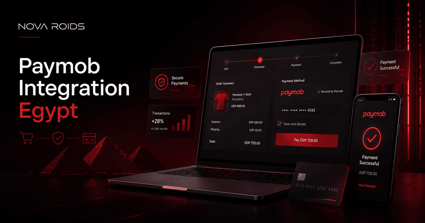 Paymob integration Egypt for ecommerce payment gateway setup