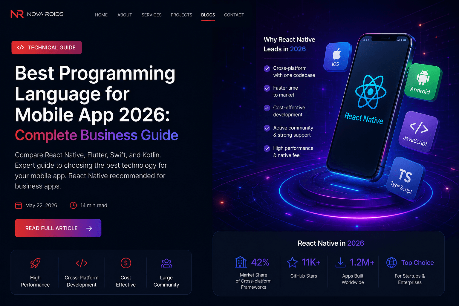 Best Programming Language for Mobile App 2026